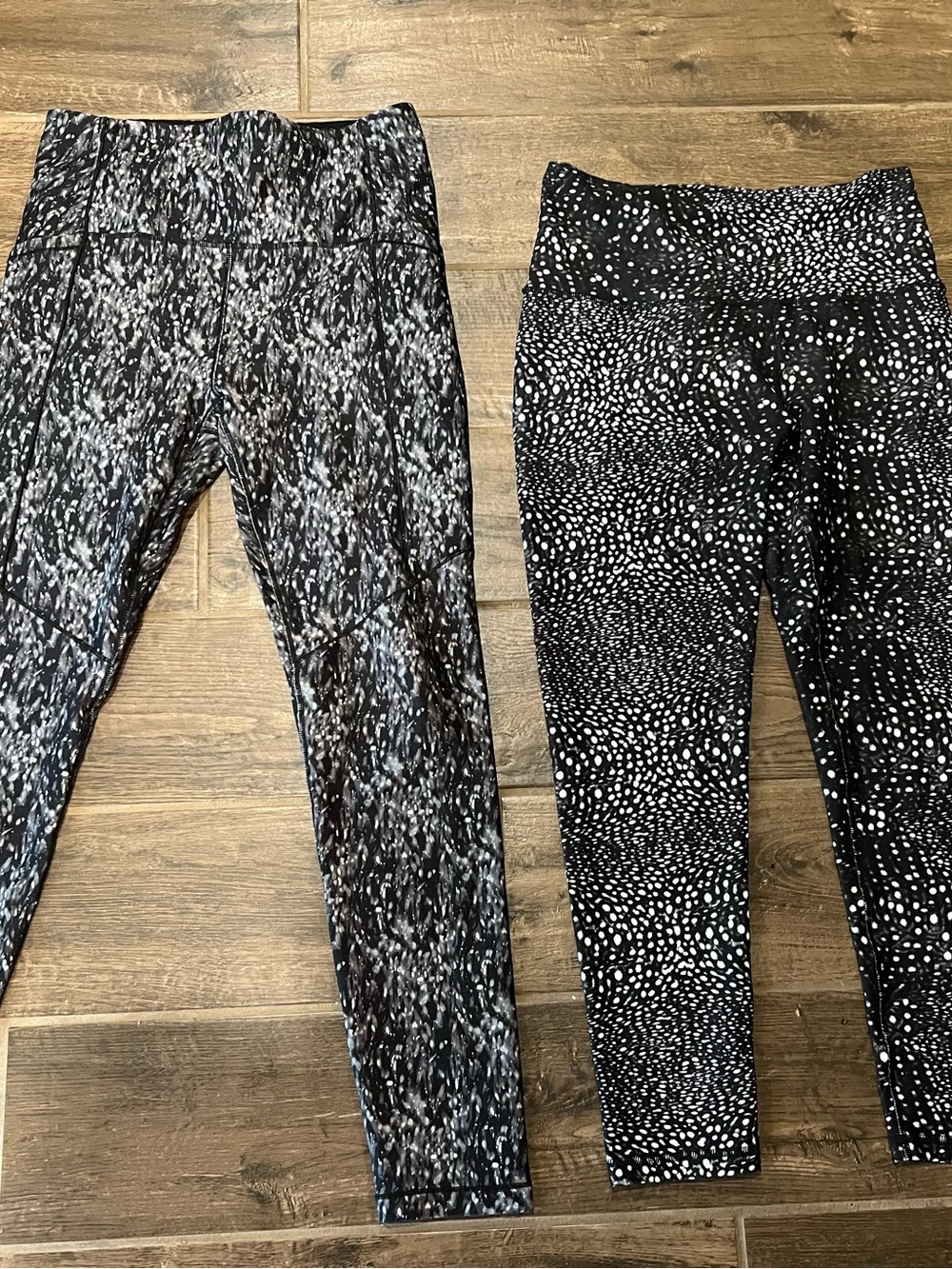 Women's size medium Calia brand Black & White Patterned Active Leggings